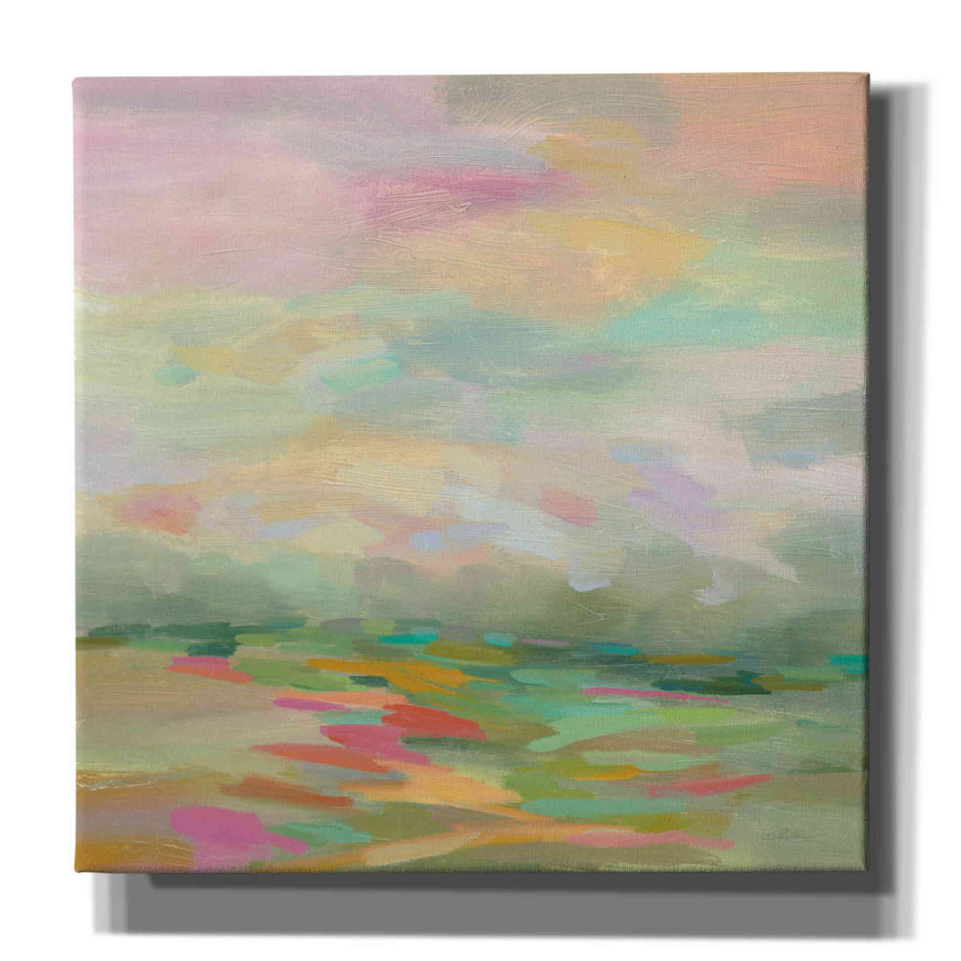 'Pastel Fields' by Silvia Vassileva, Canvas Wall Art
