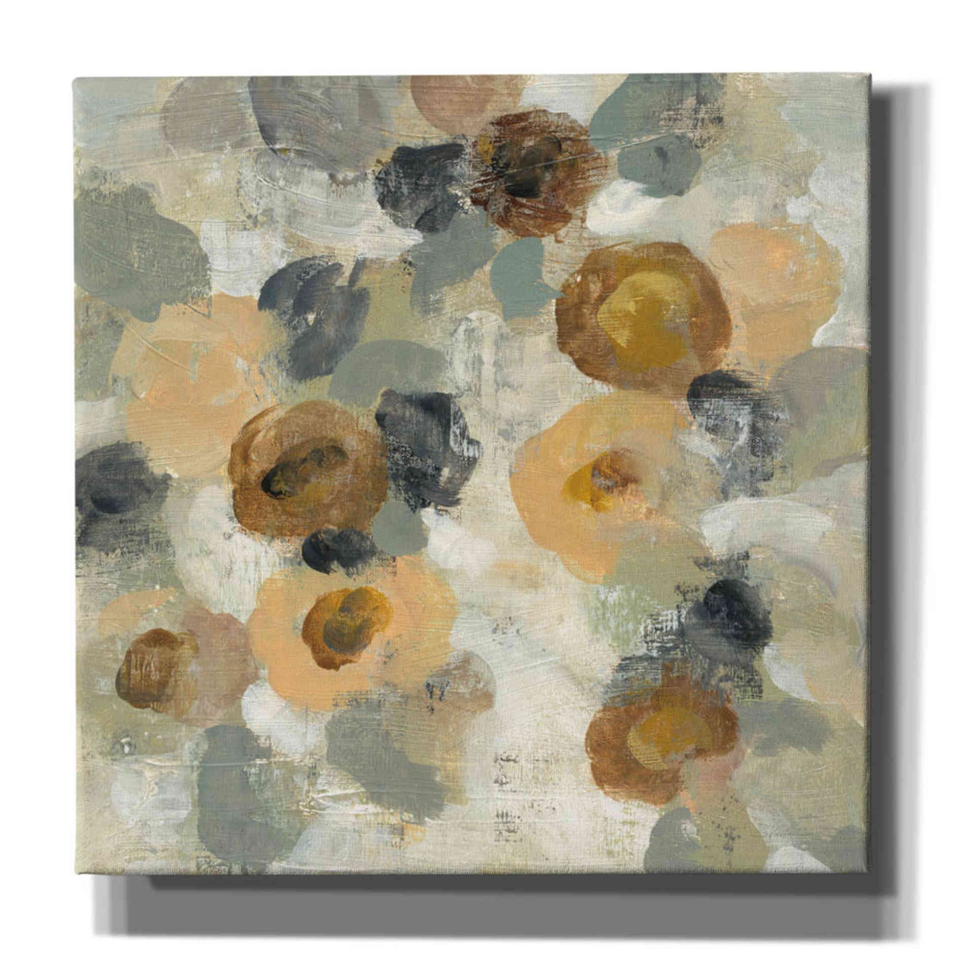 'Neutral Floral III' by Silvia Vassileva, Canvas Wall Art