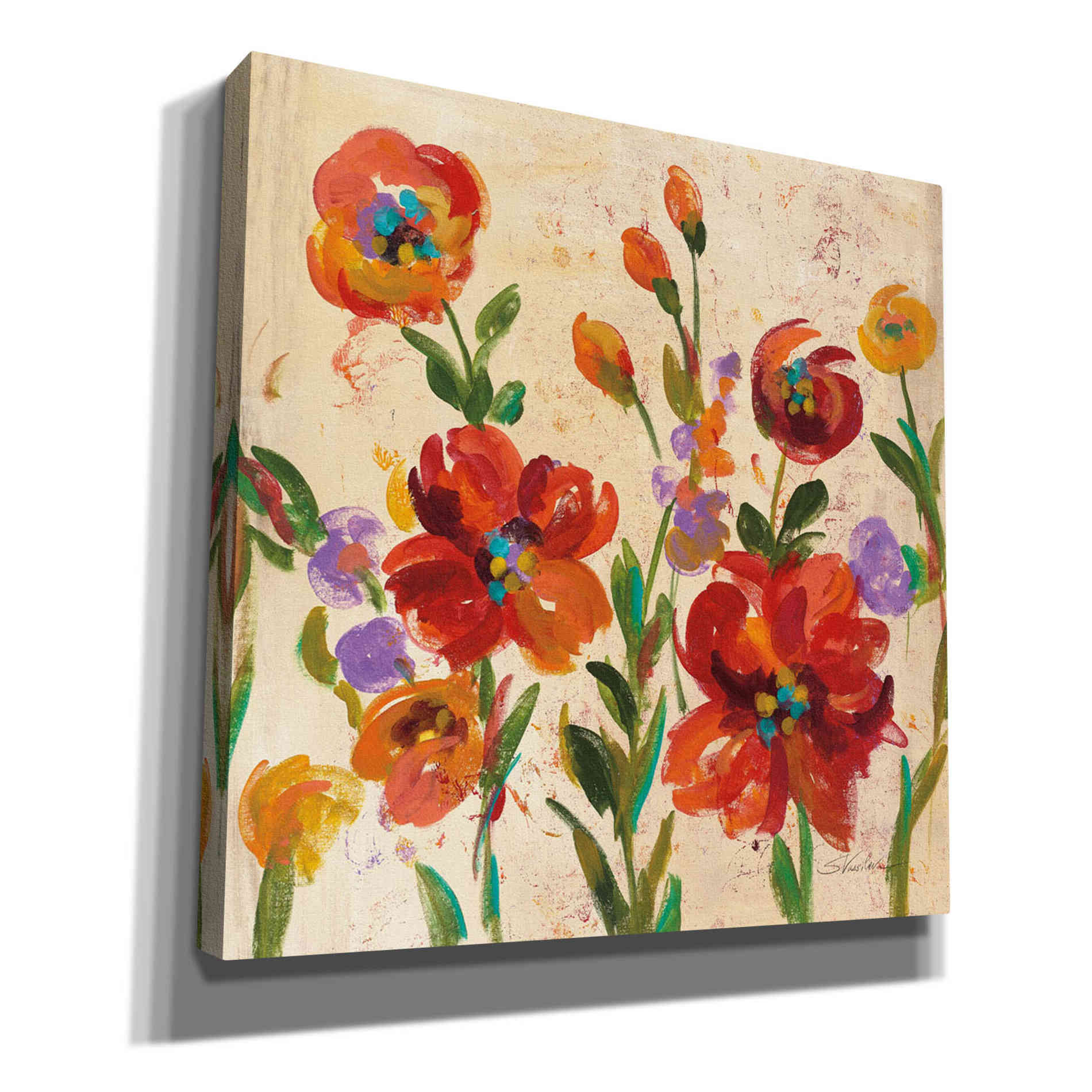 'July in the Garden II' by Silvia Vassileva, Canvas Wall Art