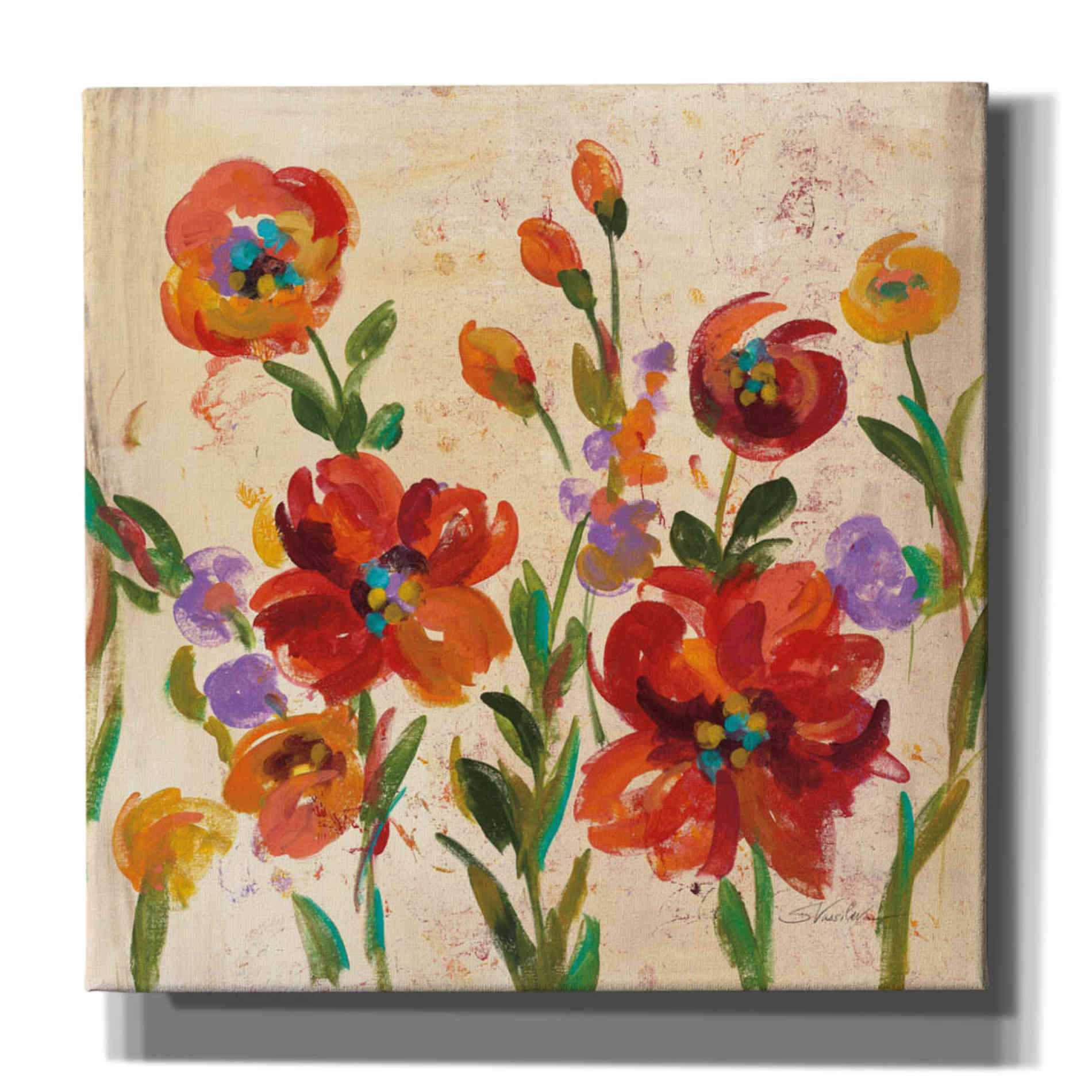 'July in the Garden II' by Silvia Vassileva, Canvas Wall Art