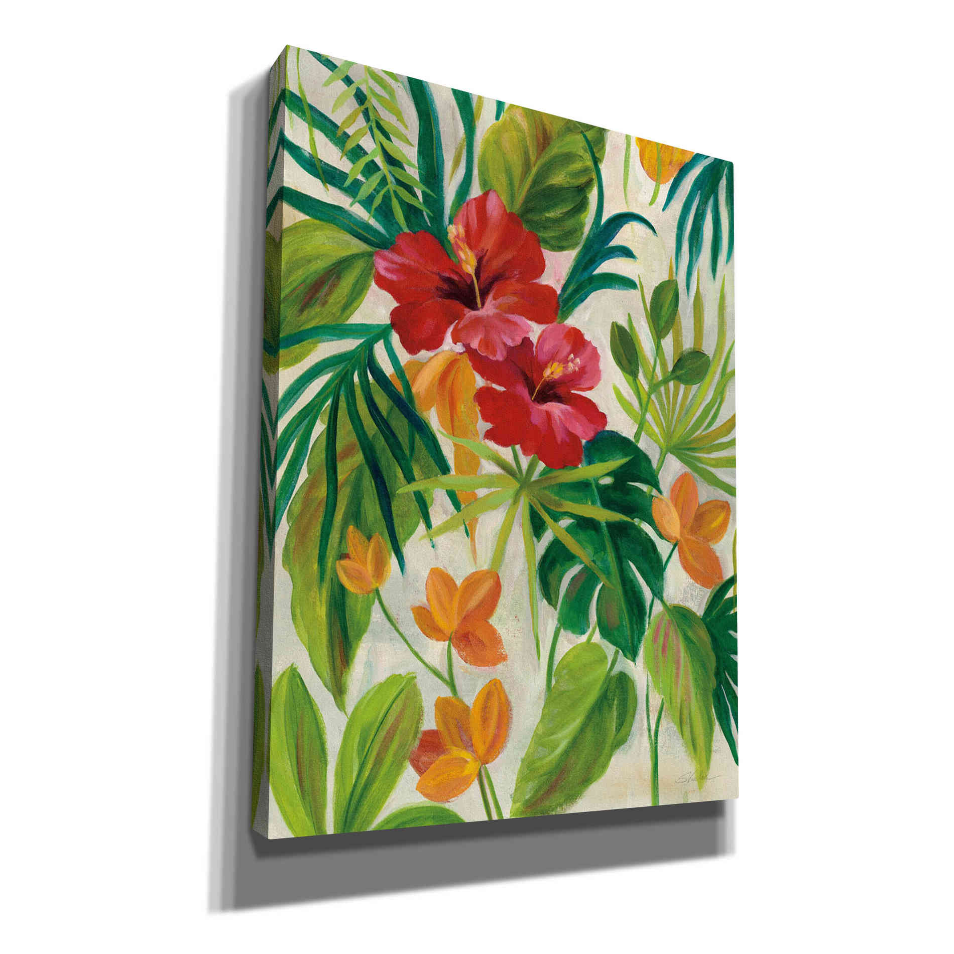 'Tropical Jewels II' by Silvia Vassileva, Canvas Wall Art