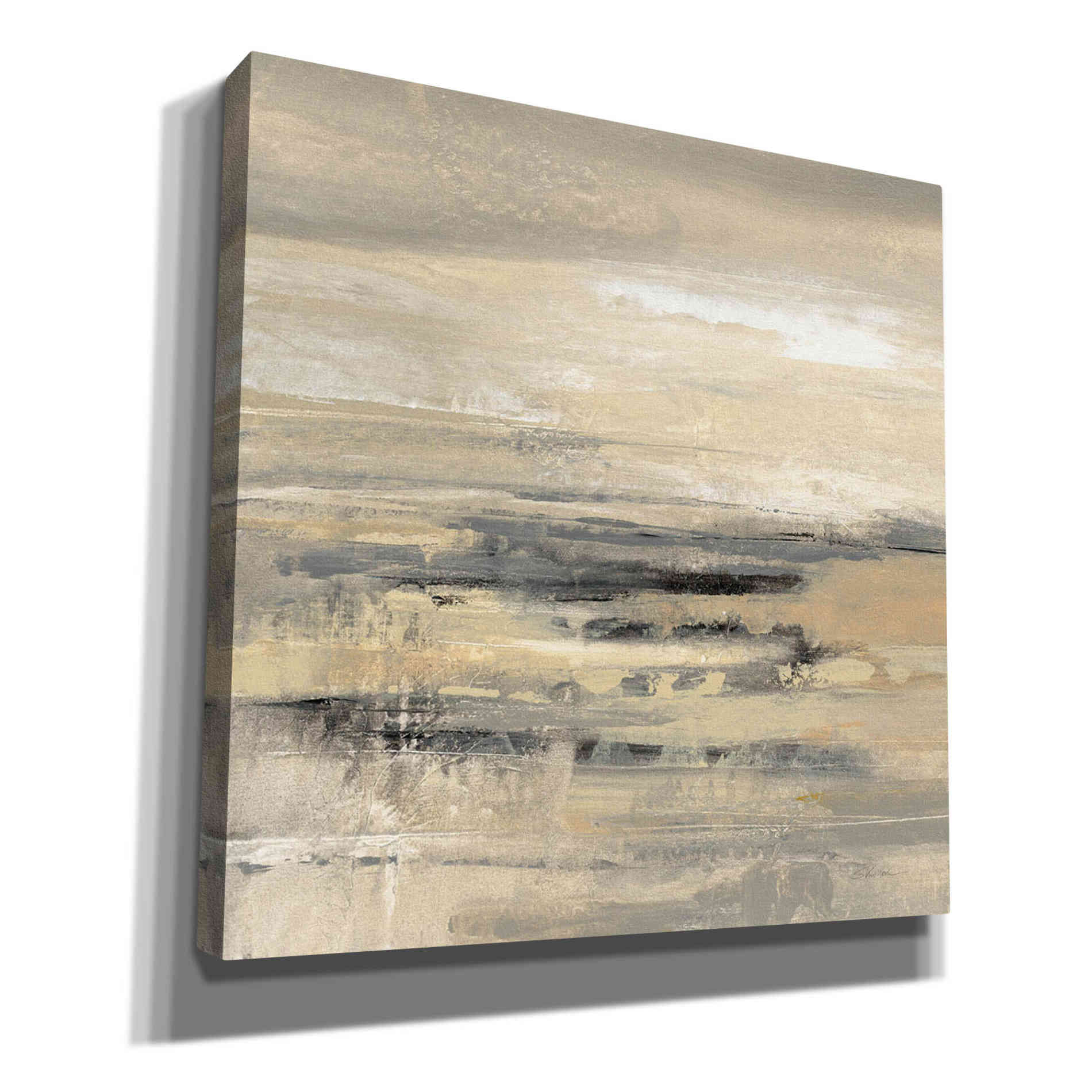 'January Road' by Silvia Vassileva, Canvas Wall Art