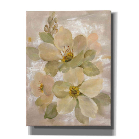 Image of 'White on White Floral I' by Silvia Vassileva, Canvas Wall Art