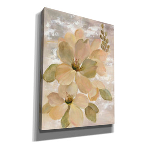 'White on White Floral II' by Silvia Vassileva, Canvas Wall Art