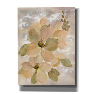 'White on White Floral II' by Silvia Vassileva, Canvas Wall Art