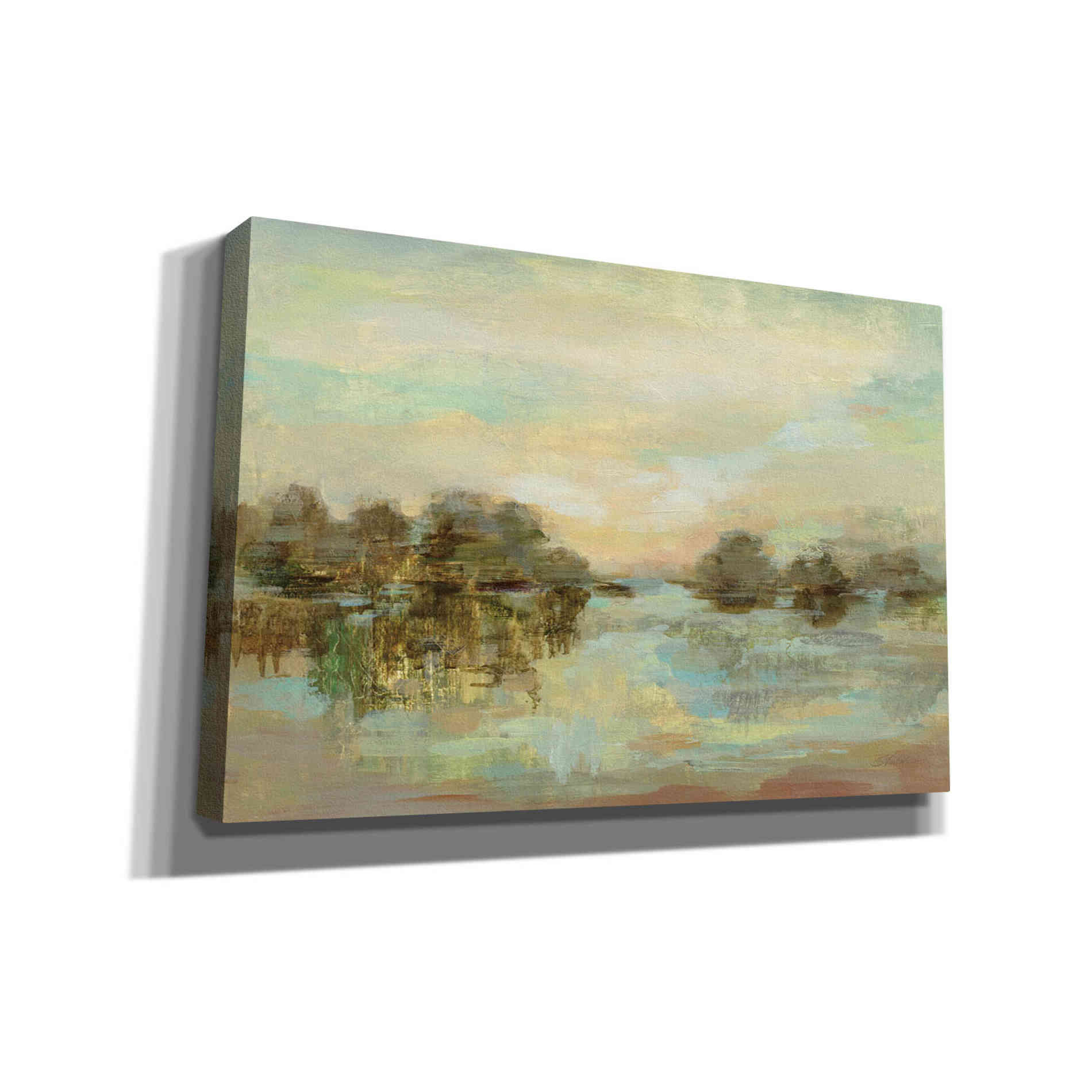 'Dreamy Lake' by Silvia Vassileva, Canvas Wall Art