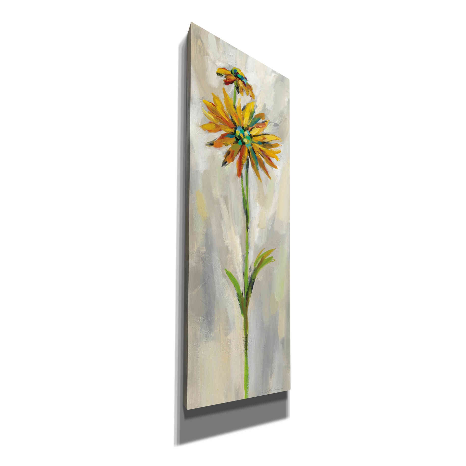 'Single Stem Flower III' by Silvia Vassileva, Canvas Wall Art