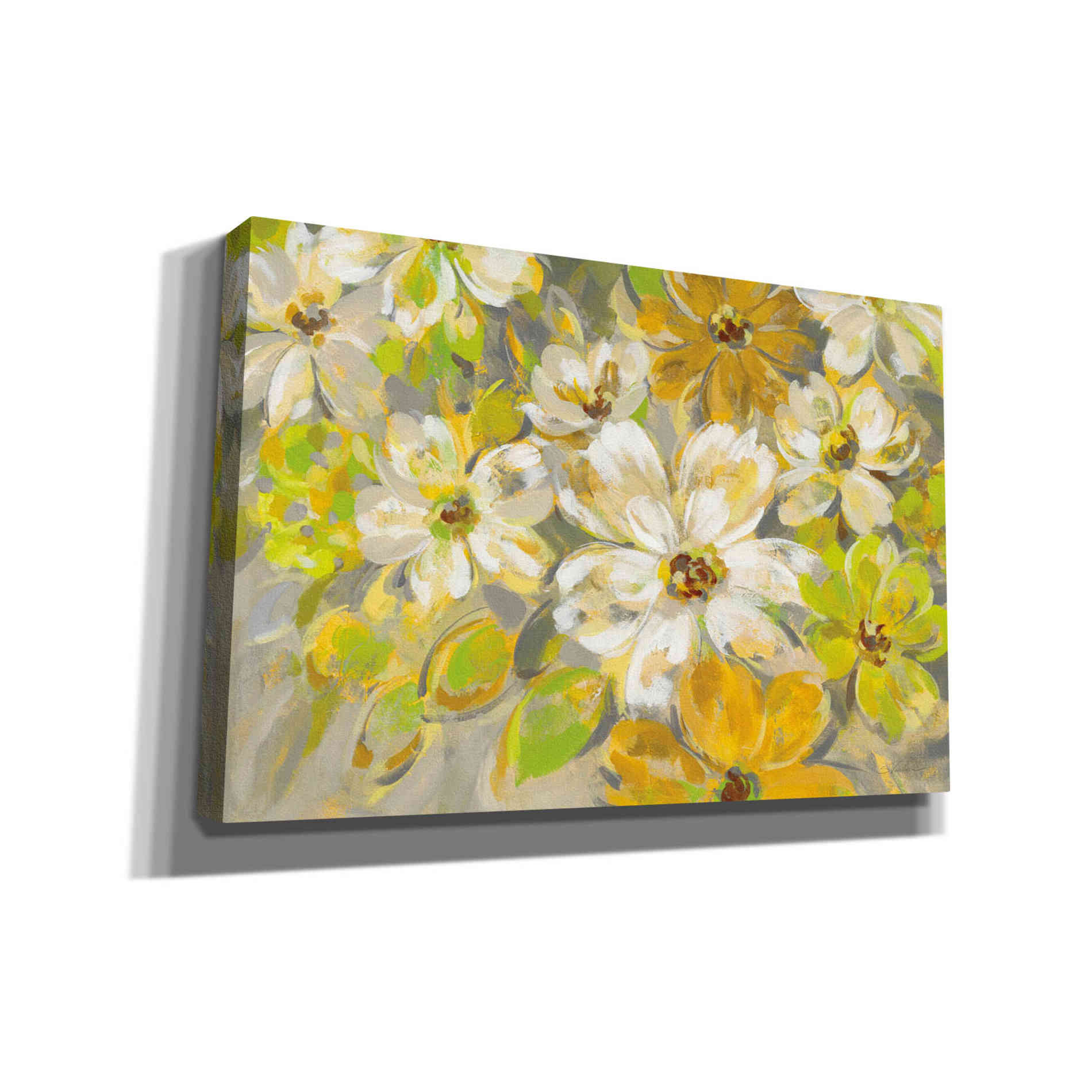 'Scattered Spring Petals' by Silvia Vassileva, Canvas Wall Art