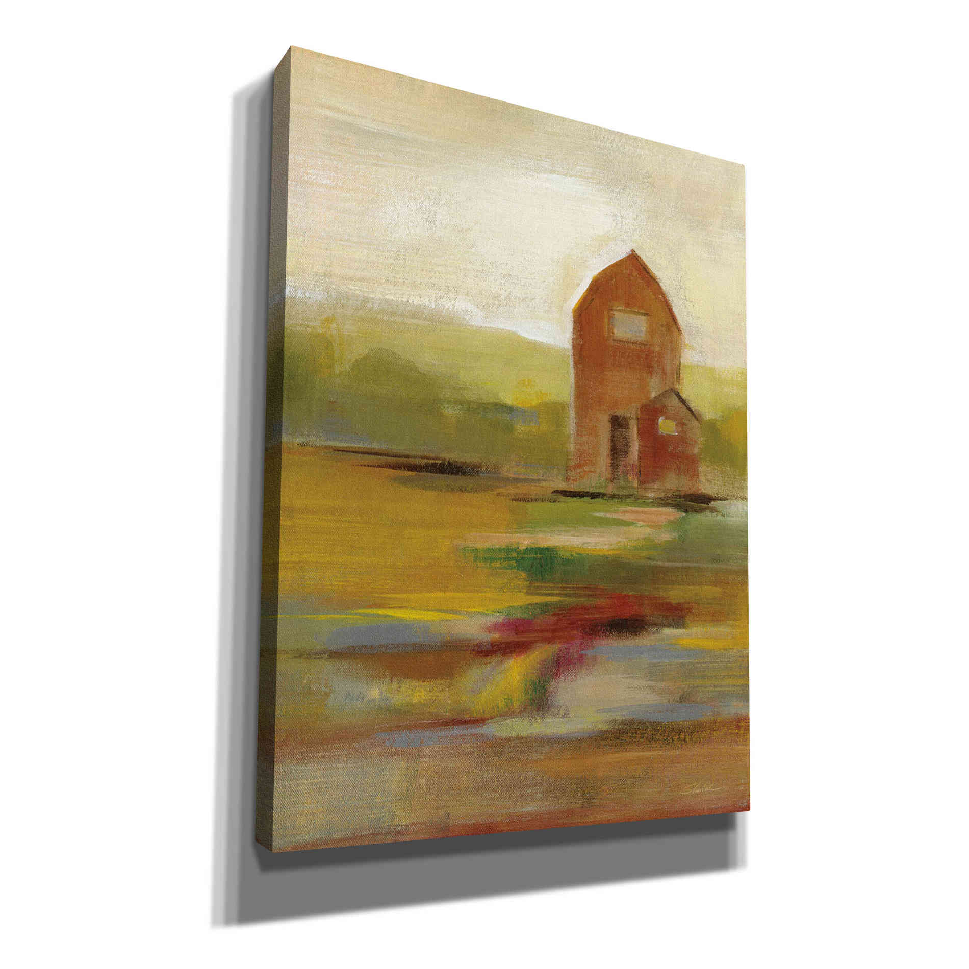 'Hillside Barn II' by Silvia Vassileva, Canvas Wall Art
