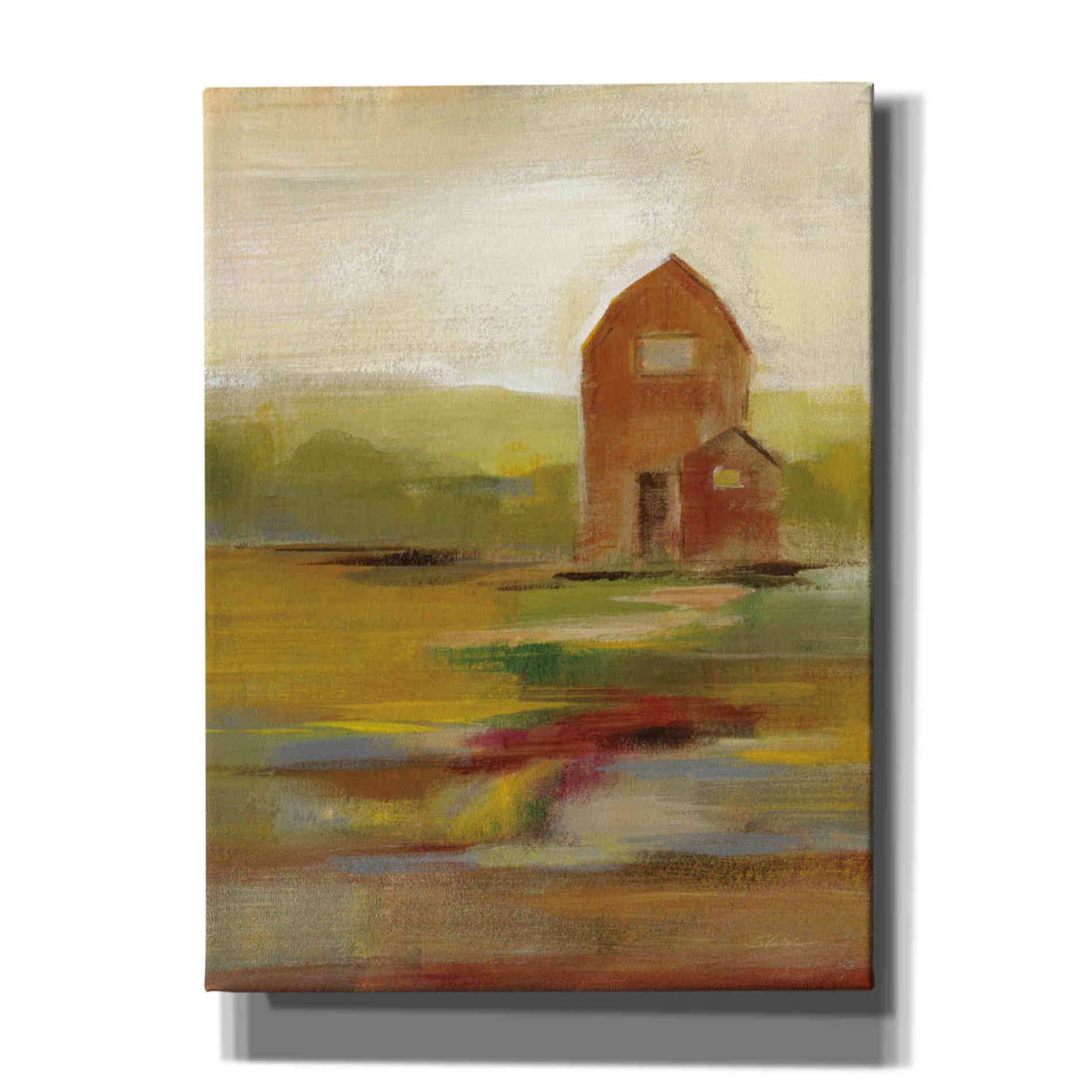 'Hillside Barn II' by Silvia Vassileva, Canvas Wall Art