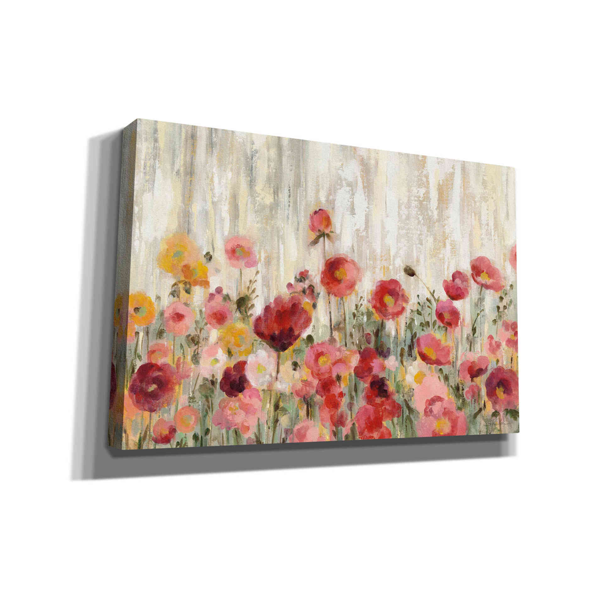 'Sprinkled Flowers' by Silvia Vassileva, Canvas Wall Art