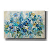 'Scattered Blue Flowers' by Silvia Vassileva, Canvas Wall Art