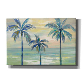 'Marine Layer Palms' by Silvia Vassileva, Canvas Wall Art
