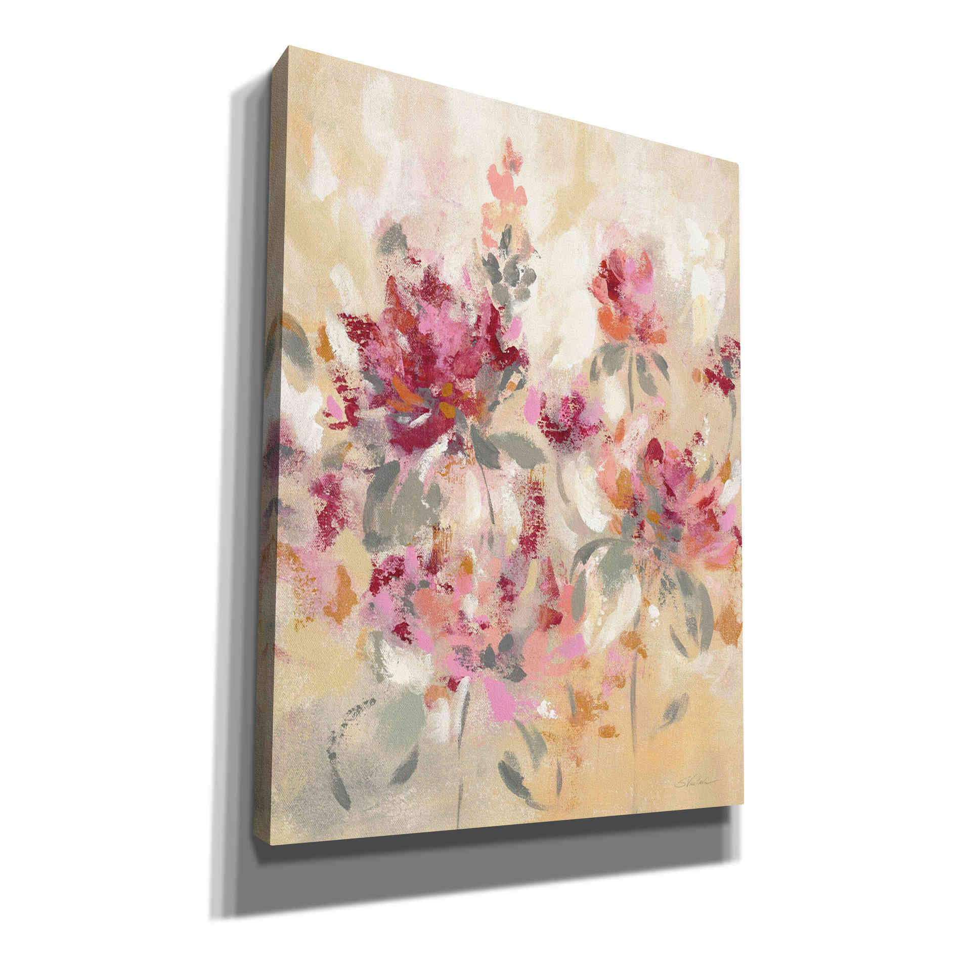'Floral Reflections I' by Silvia Vassileva, Canvas Wall Art