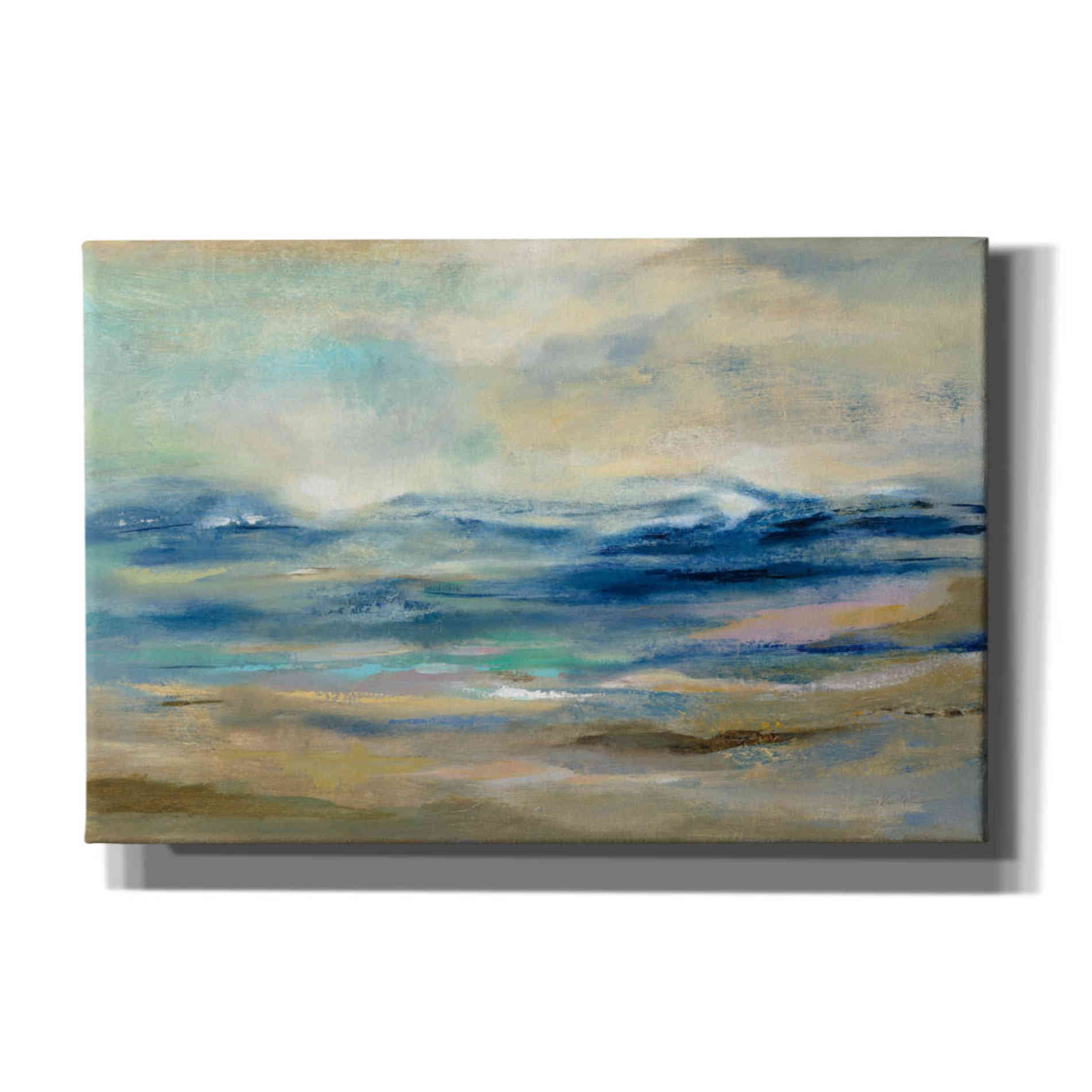 'Whispering Wave' by Silvia Vassileva, Canvas Wall Art
