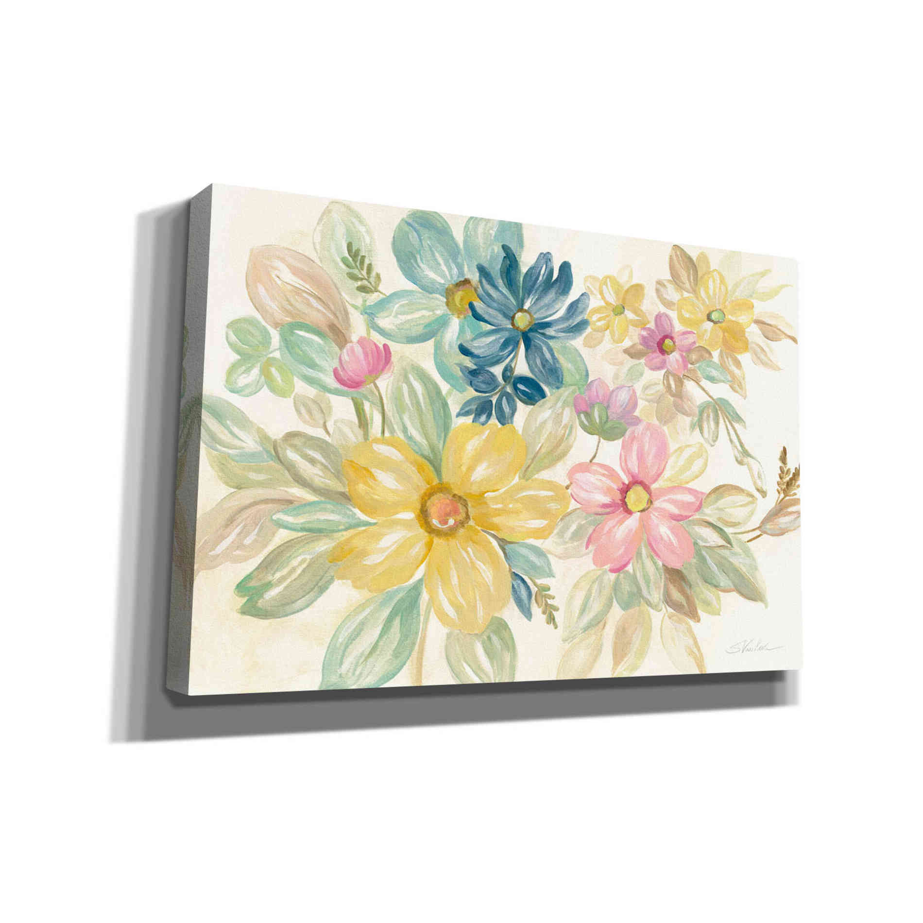 'June Bloom' by Silvia Vassileva, Canvas Wall Art