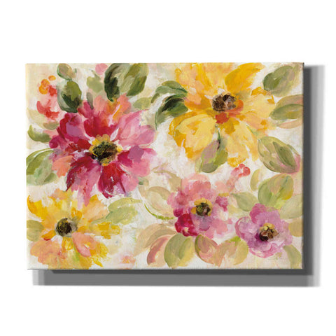 Image of 'Floral Radiance' by Silvia Vassileva, Canvas Wall Art