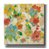 'Playful Floral Trio II' by Silvia Vassileva, Canvas Wall Art