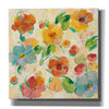 'Playful Floral Trio III' by Silvia Vassileva, Canvas Wall Art