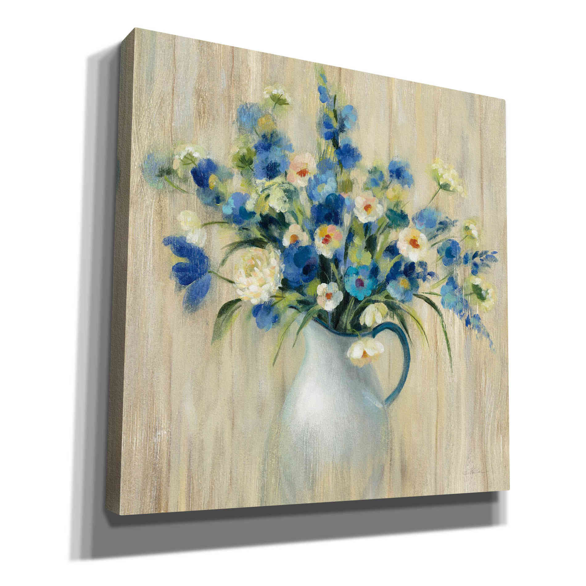'Coastal Bouquet' by Silvia Vassileva, Canvas Wall Art