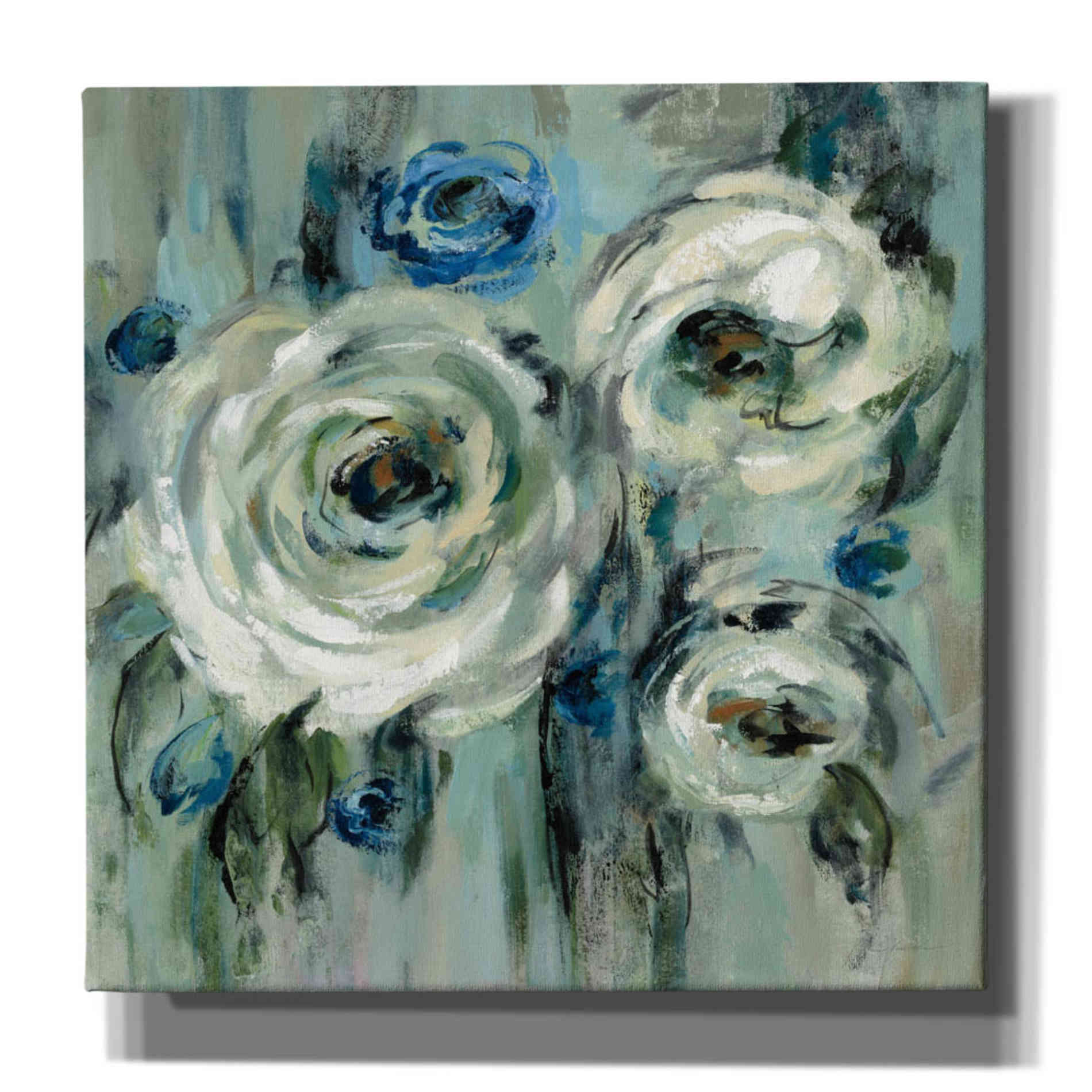 'Big Sage Flowers' by Silvia Vassileva, Canvas Wall Art