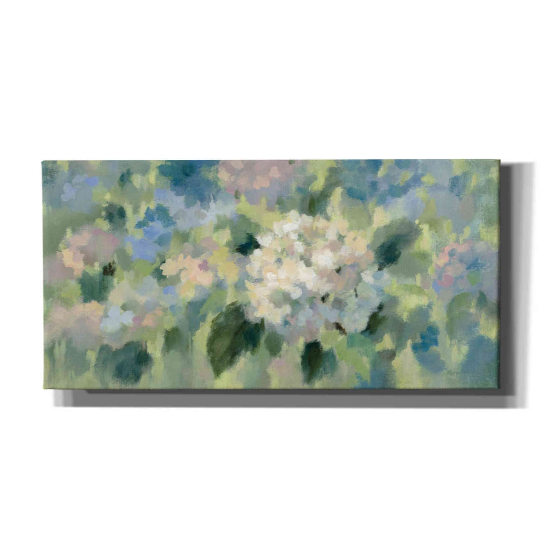 'Hydrangea Mosaic' by Silvia Vassileva, Canvas Wall Art