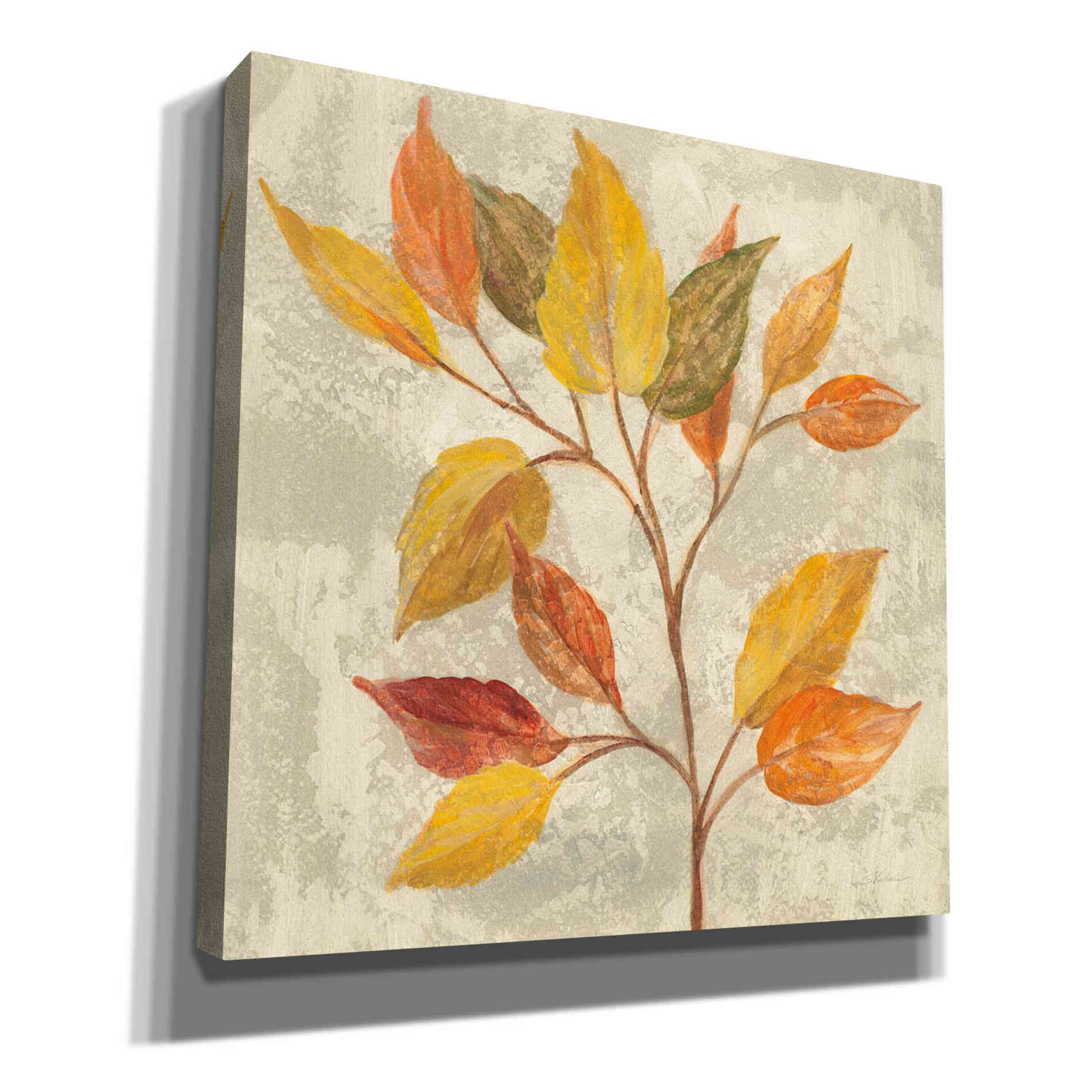 'November Leaves II' by Silvia Vassileva, Canvas Wall Art