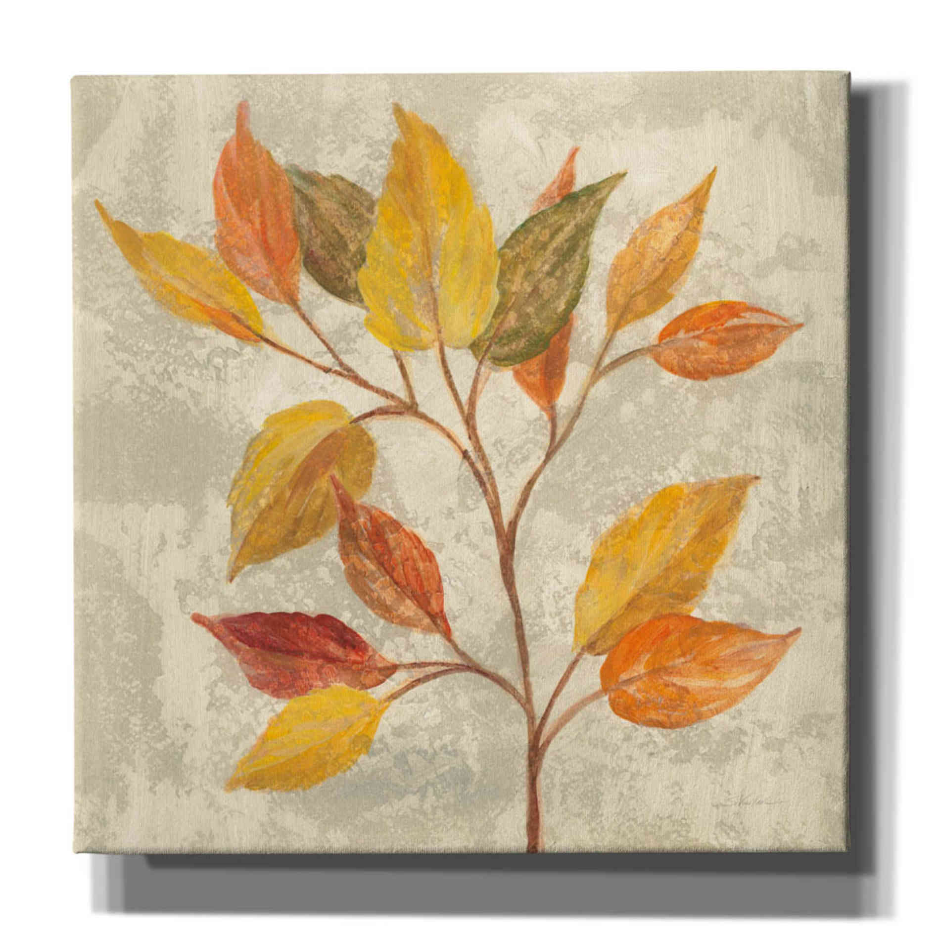 'November Leaves II' by Silvia Vassileva, Canvas Wall Art
