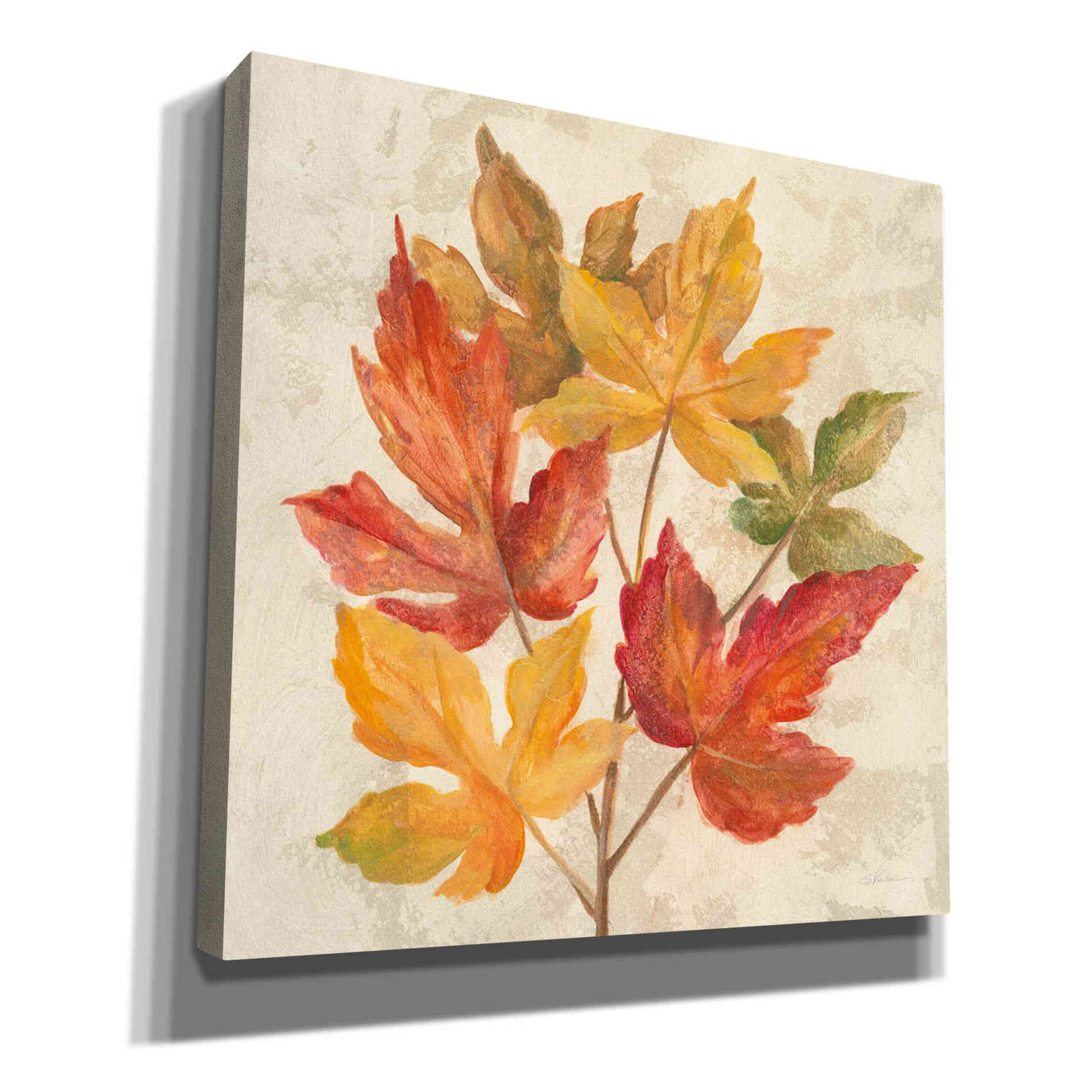 'November Leaves IV' by Silvia Vassileva, Canvas Wall Art
