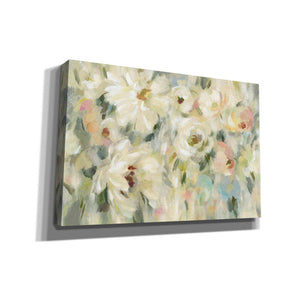 'Expressive Pale Floral' by Silvia Vassileva, Canvas Wall Art