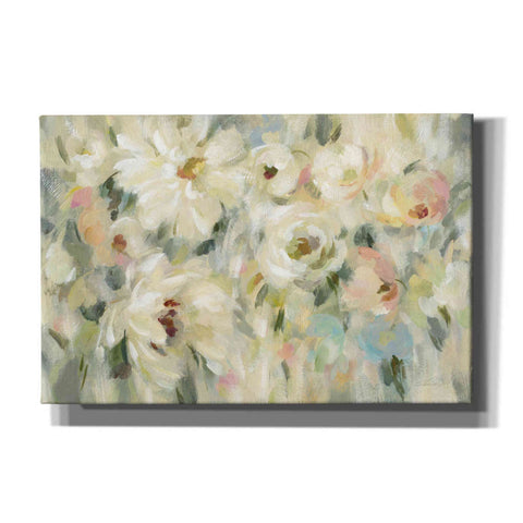 Image of 'Expressive Pale Floral' by Silvia Vassileva, Canvas Wall Art