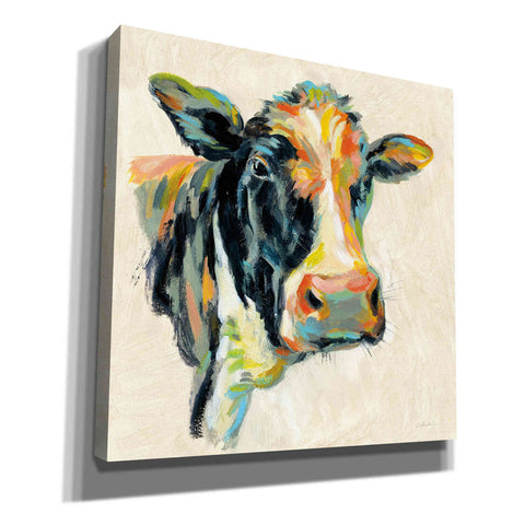 Image of 'Expressionistic Cow I' by Silvia Vassileva, Canvas Wall Art