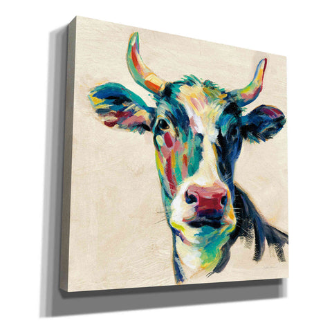 Image of 'Expressionistic Cow II' by Silvia Vassileva, Canvas Wall Art