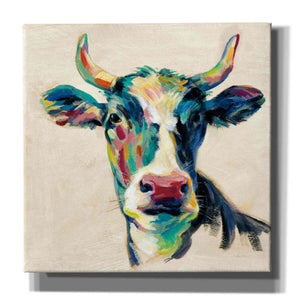 'Expressionistic Cow II' by Silvia Vassileva, Canvas Wall Art