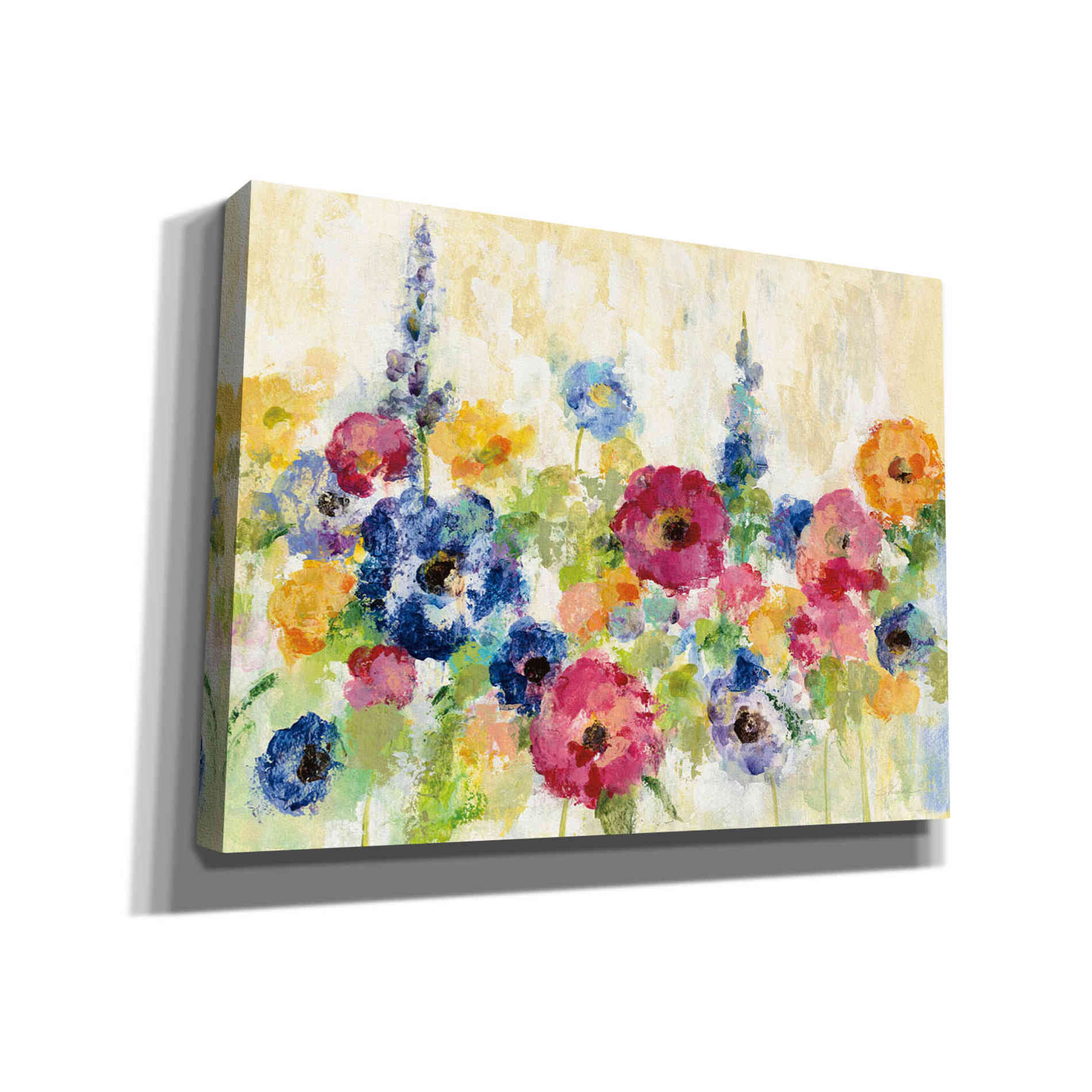 'Sunshine Field Flowers' by Silvia Vassileva, Canvas Wall Art