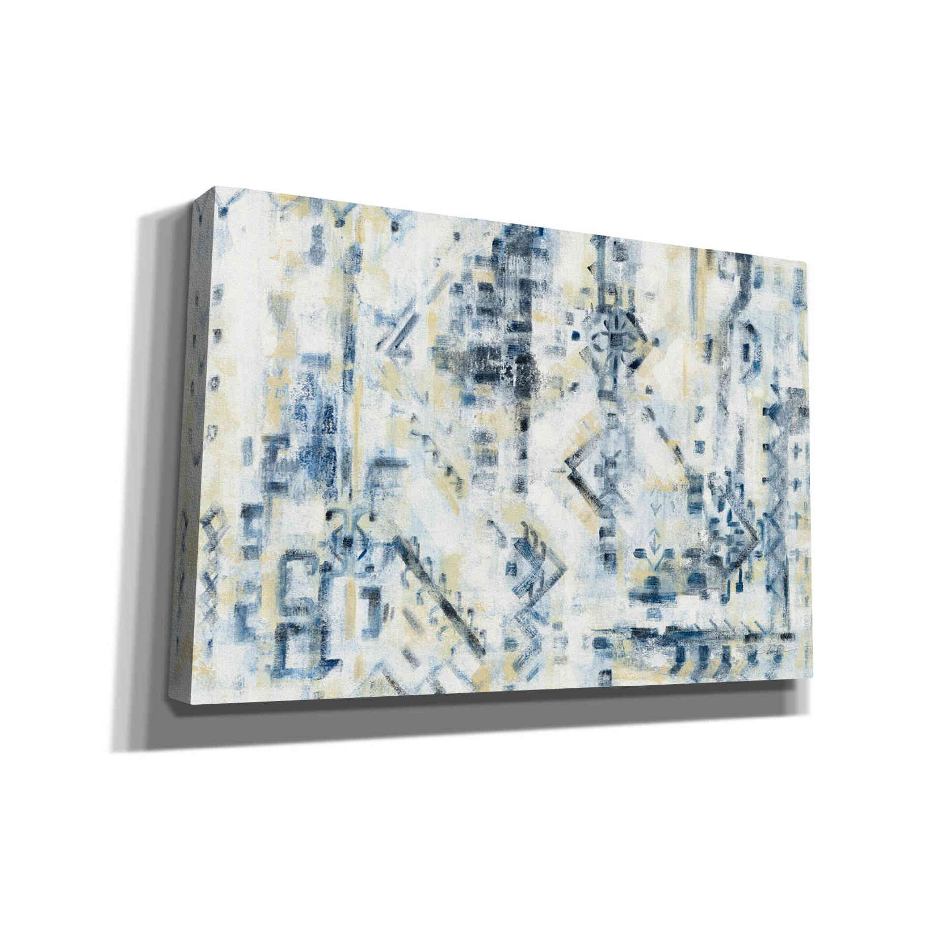 'Scattered Indigo' by Silvia Vassileva, Canvas Wall Art