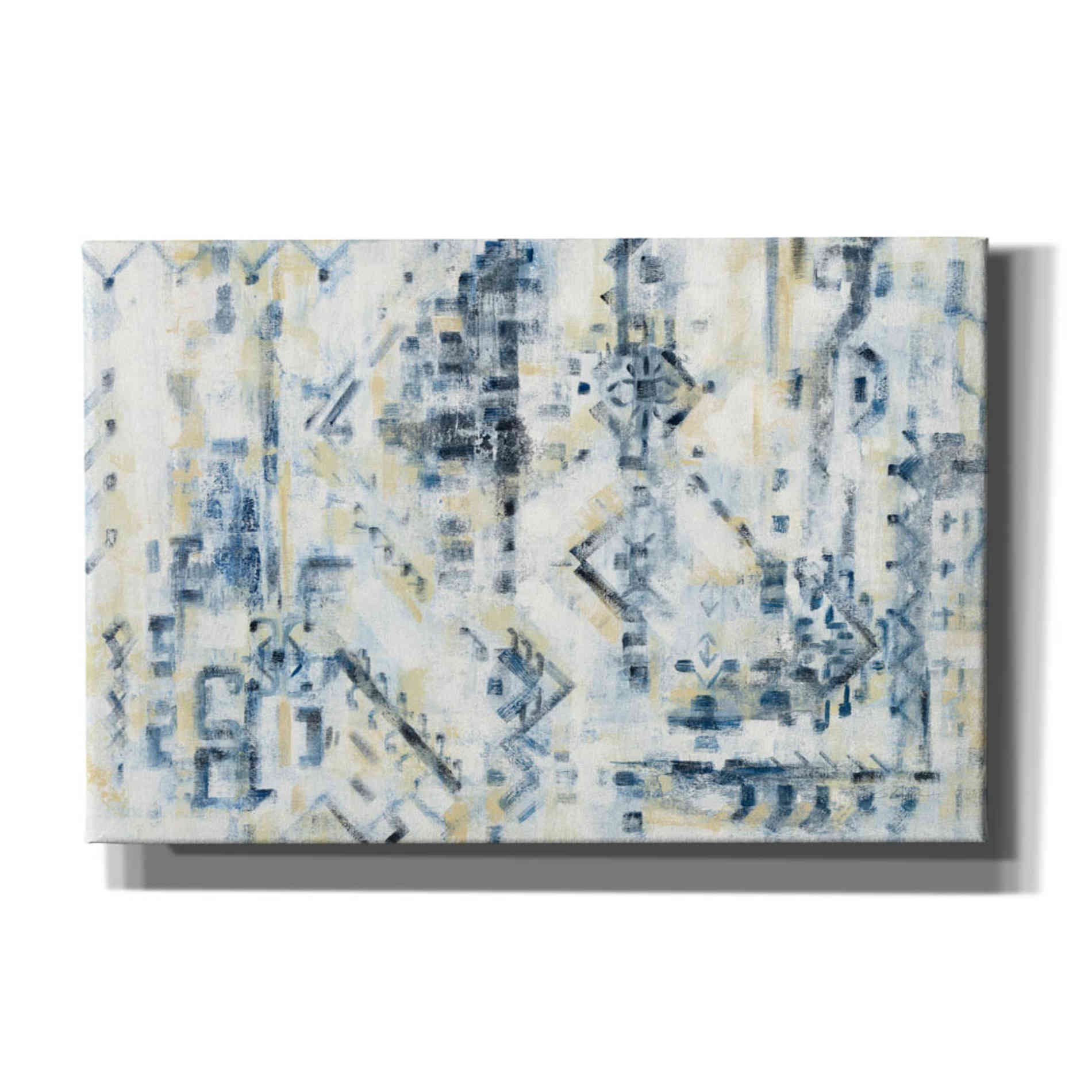 'Scattered Indigo' by Silvia Vassileva, Canvas Wall Art