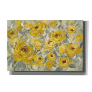 'Yellow Roses' by Silvia Vassileva, Canvas Wall Art