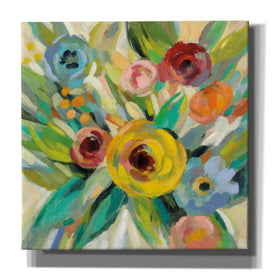 'Vivid Coral Floral III' by Silvia Vassileva, Canvas Wall Art