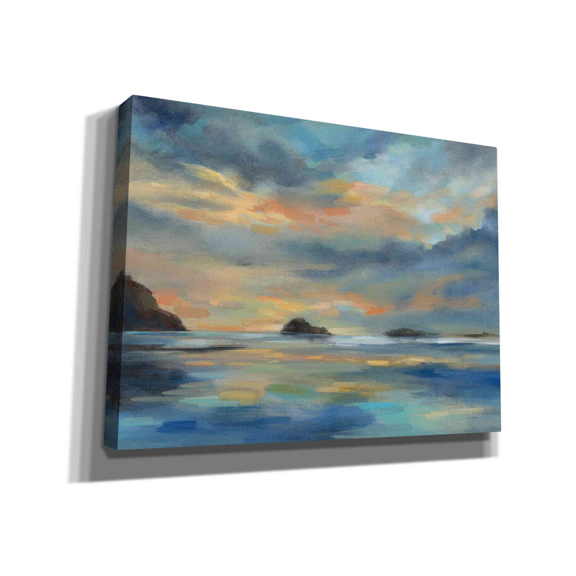 'Pacific Sunset' by Silvia Vassileva, Canvas Wall Art