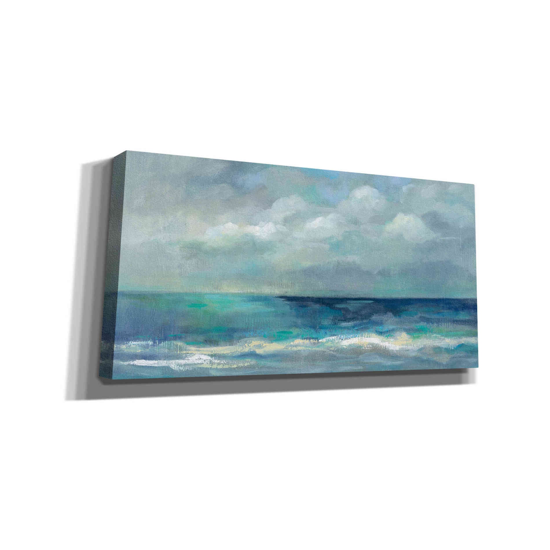 'Clouds and Sea' by Silvia Vassileva, Canvas Wall Art