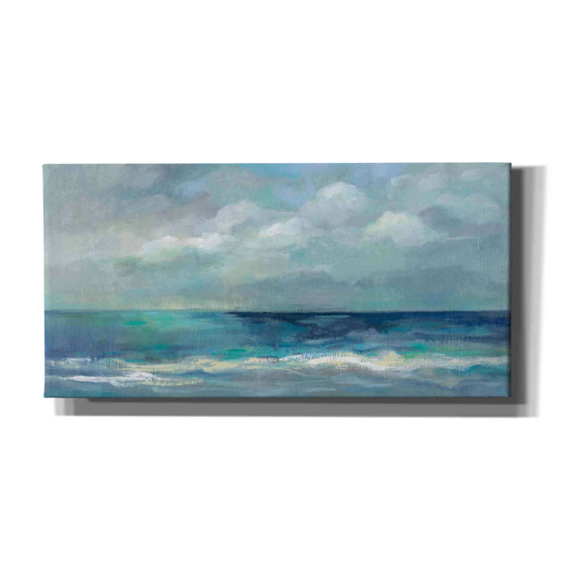 'Clouds and Sea' by Silvia Vassileva, Canvas Wall Art