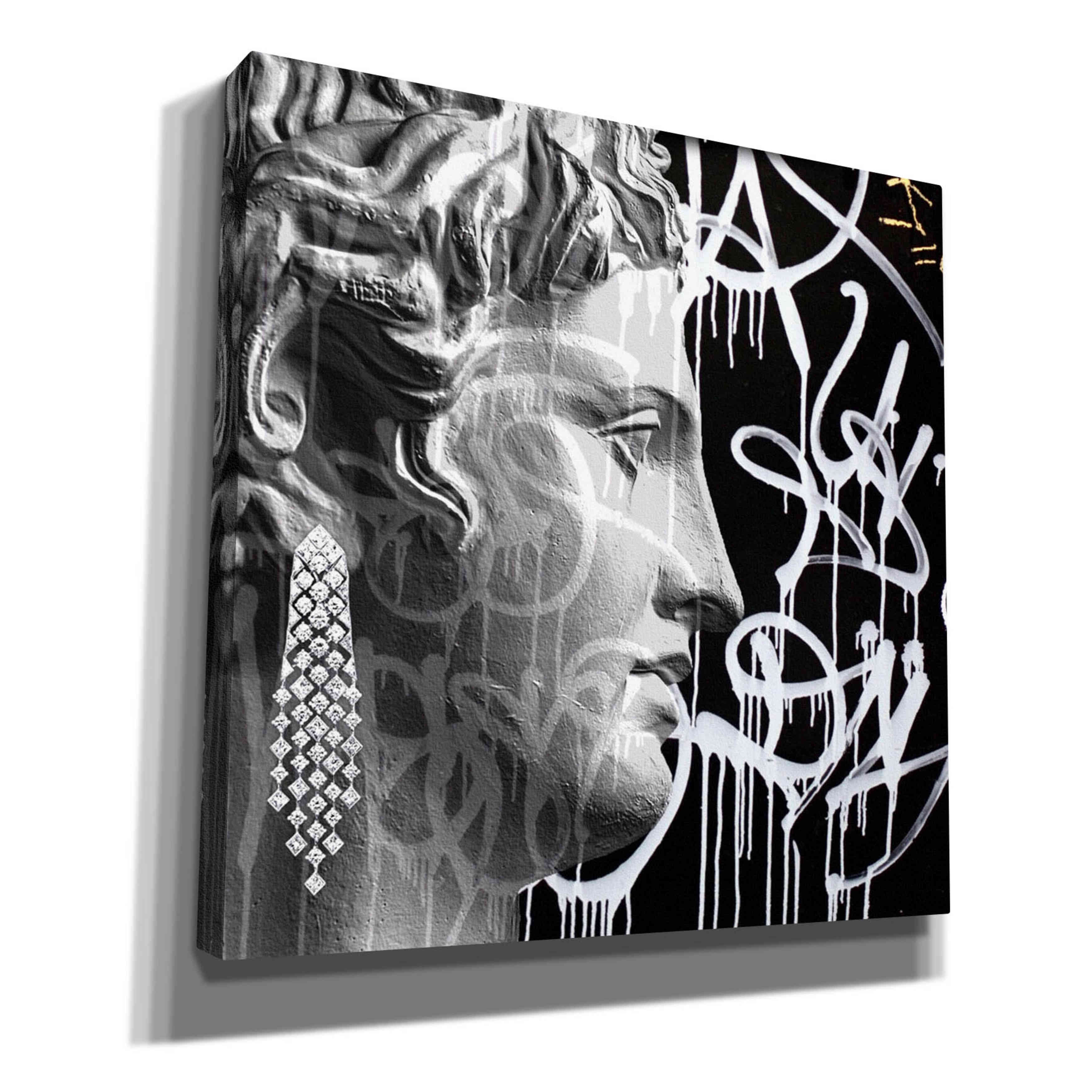 'Graffiti Bust 2' by Karen Smith, Canvas Wall Art