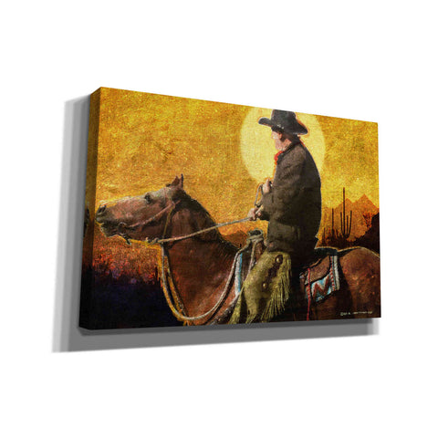 Image of 'Rough Trail Cowboy' by Chris Vest, Canvas Wall Art