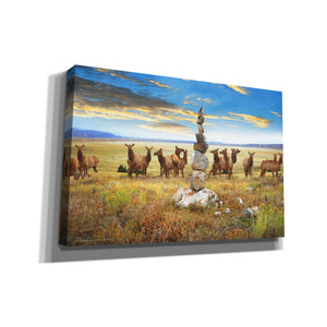 'Cairn Above Elk Refuge' by Chris Vest, Canvas Wall Art
