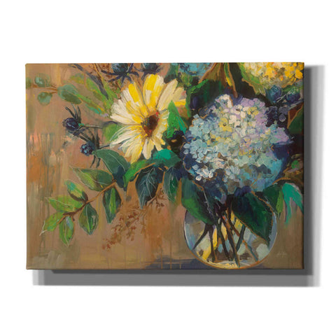 Image of 'Glass Floral' by Jeanette Vertentes, Canvas Wall Art