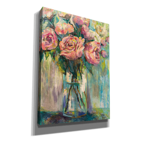 Image of 'Peony Play' by Jeanette Vertentes, Canvas Wall Art