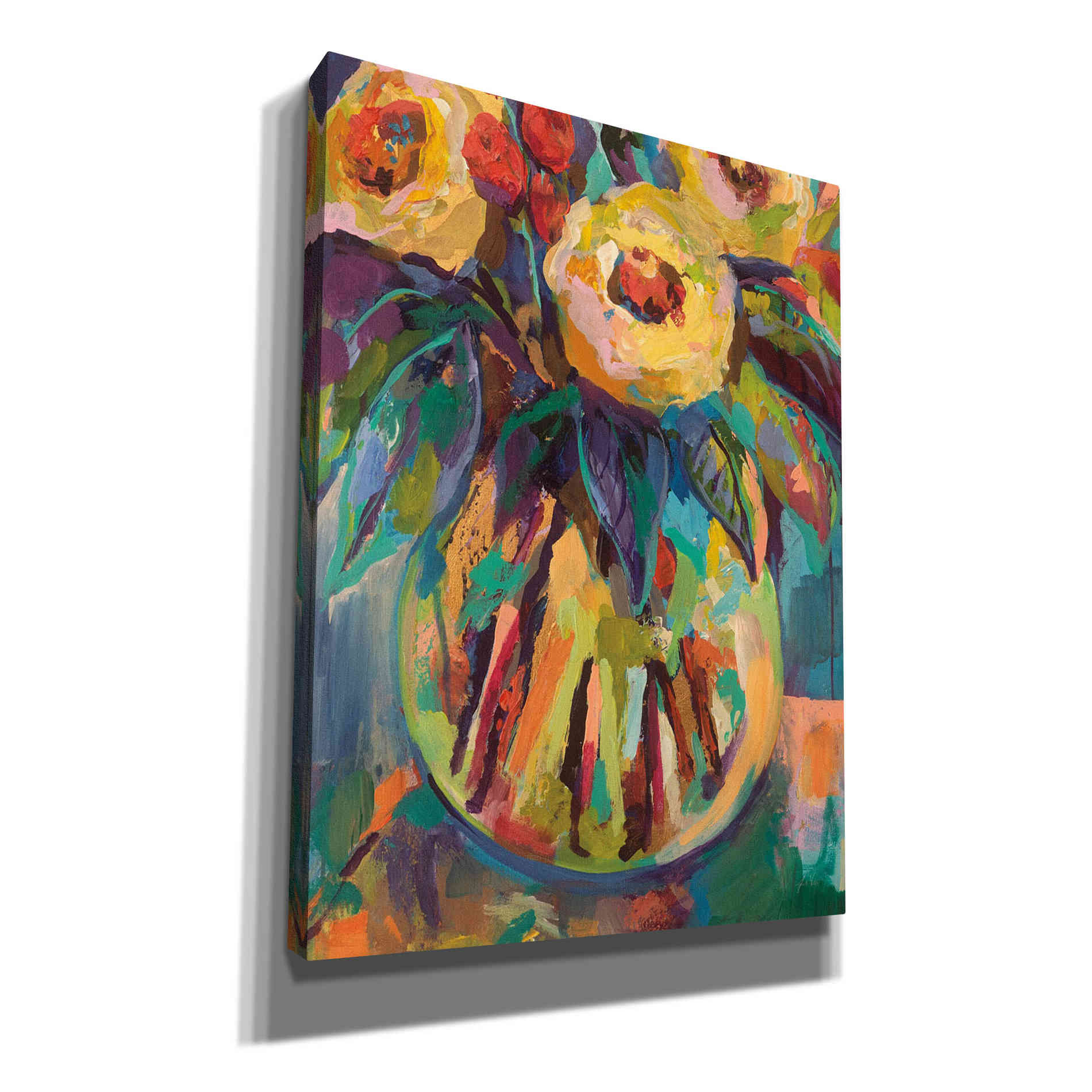 'Round Vase' by Jeanette Vertentes, Canvas Wall Art