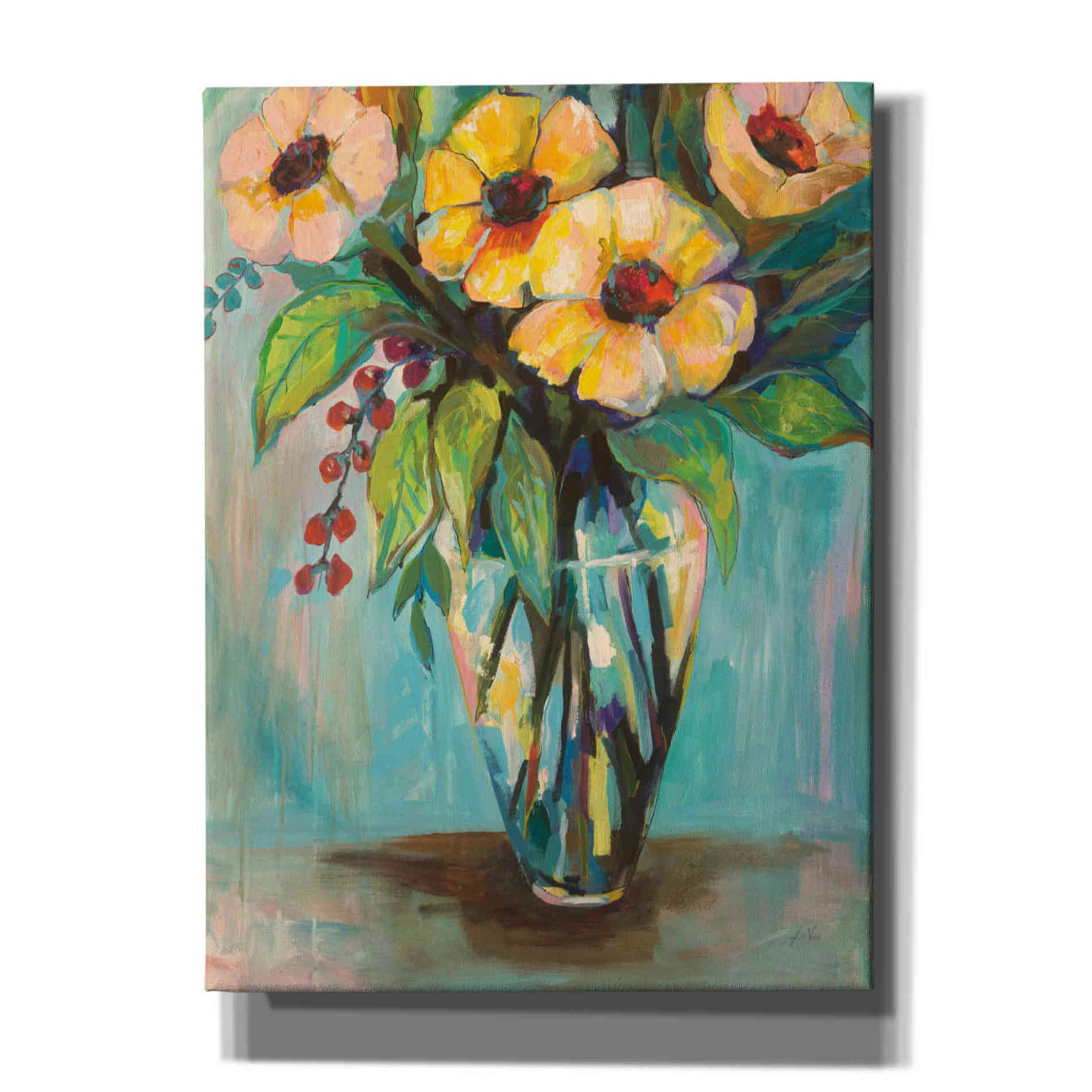 'The Family' by Jeanette Vertentes, Canvas Wall Art