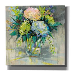 'Hydrangeas from the Garden' by Jeanette Vertentes, Canvas Wall Art